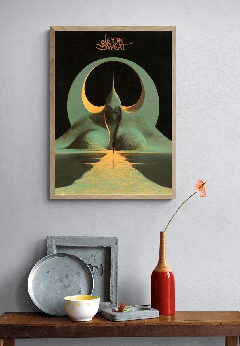 Neon Swat Surrealism Poster. — room view 3