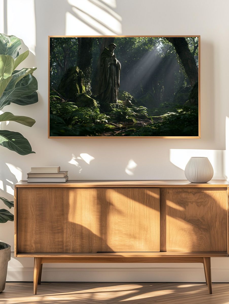 Forest Shrine — Fantasy Print. — room view 3
