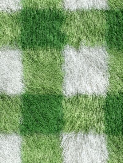 Green and White Fur Texture Poster. poster print