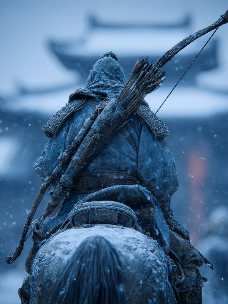 Frozen Warrior — Fine Art Print. poster detail