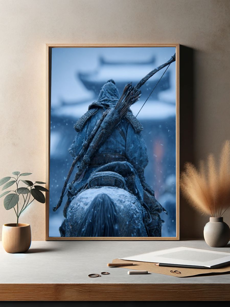 Frozen Warrior — Fine Art Print. — room view 2