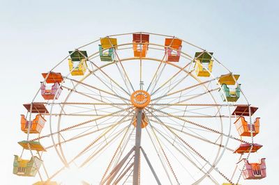 Colorful Ferris Wheel Poster.