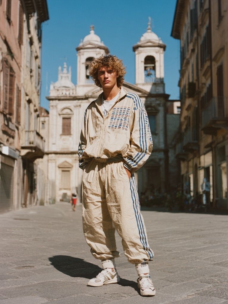 Fashionable Young Man in Urban Setting — Photography Print. poster — photography art