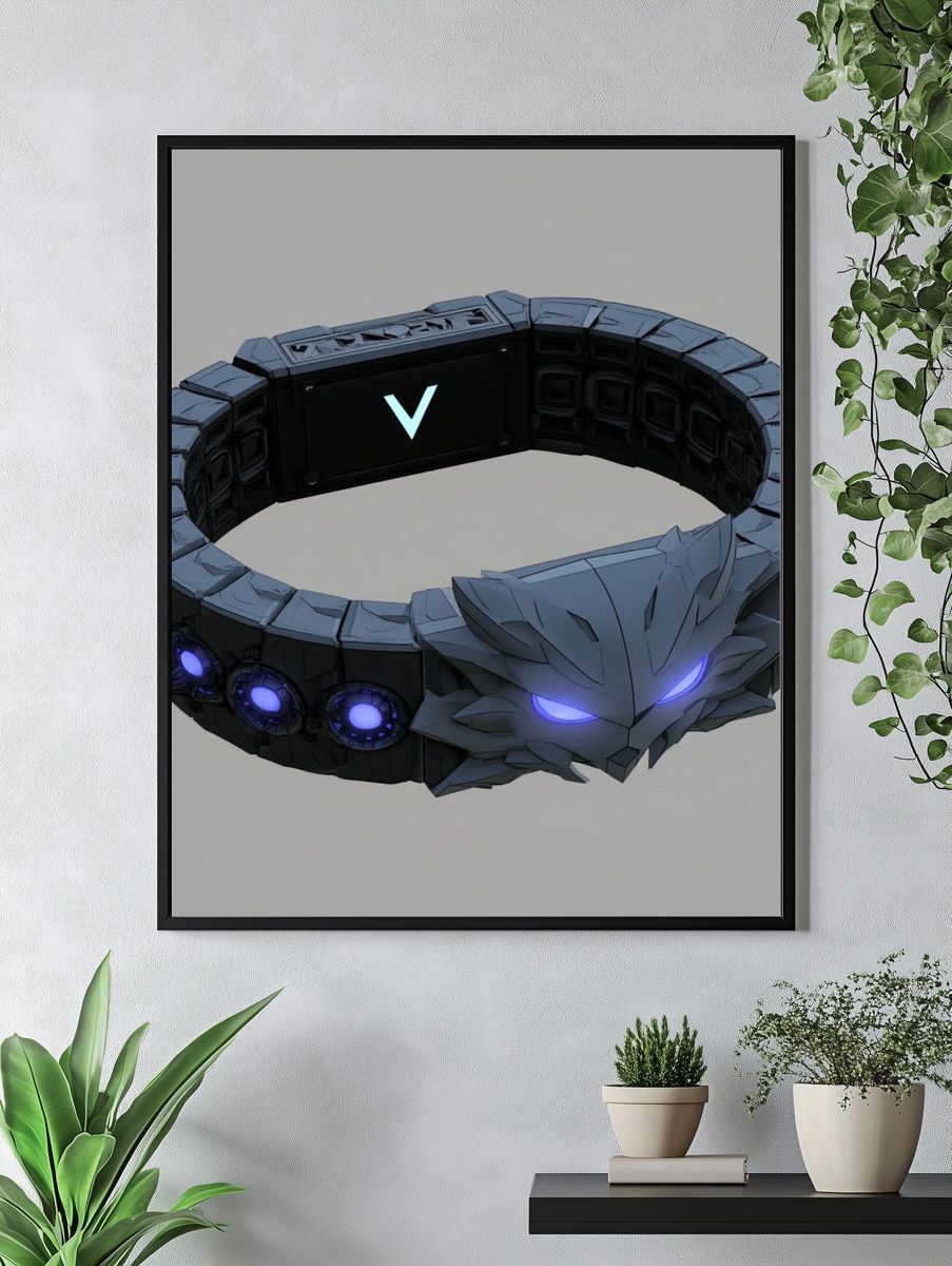 Dark Fantasy Wolf Ring Print. — room view 4