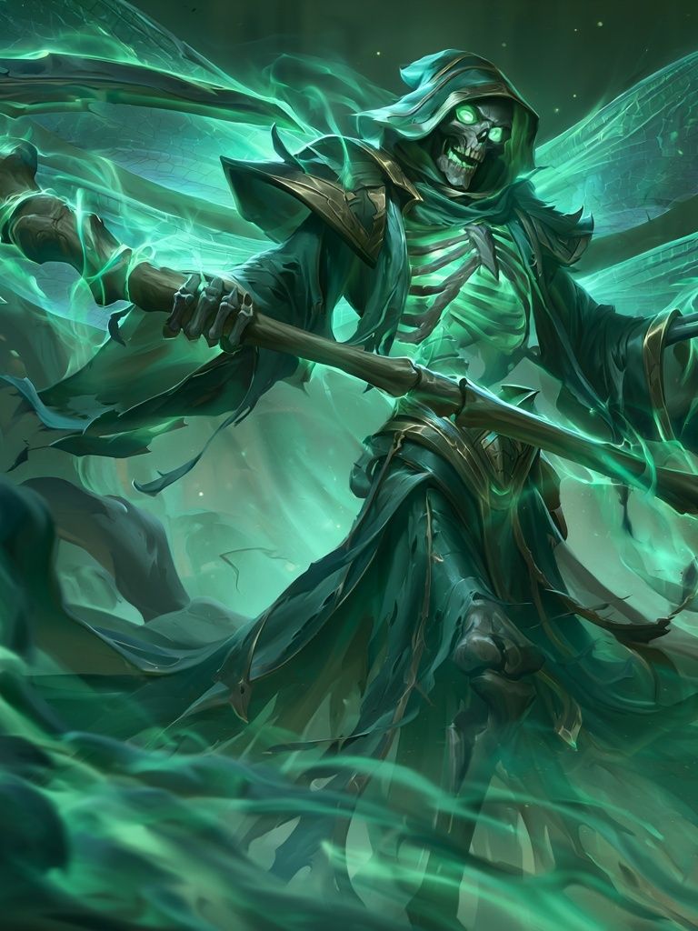 Spectral Reaper Fantasy Print. poster — gaming art