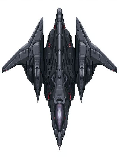 Pixel Space Fighter Poster.