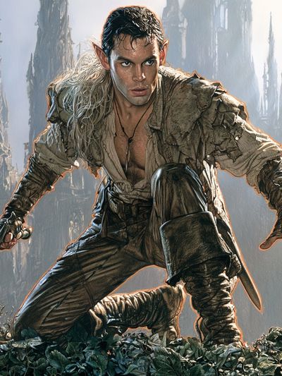 Fantasy Elf Warrior Poster. poster