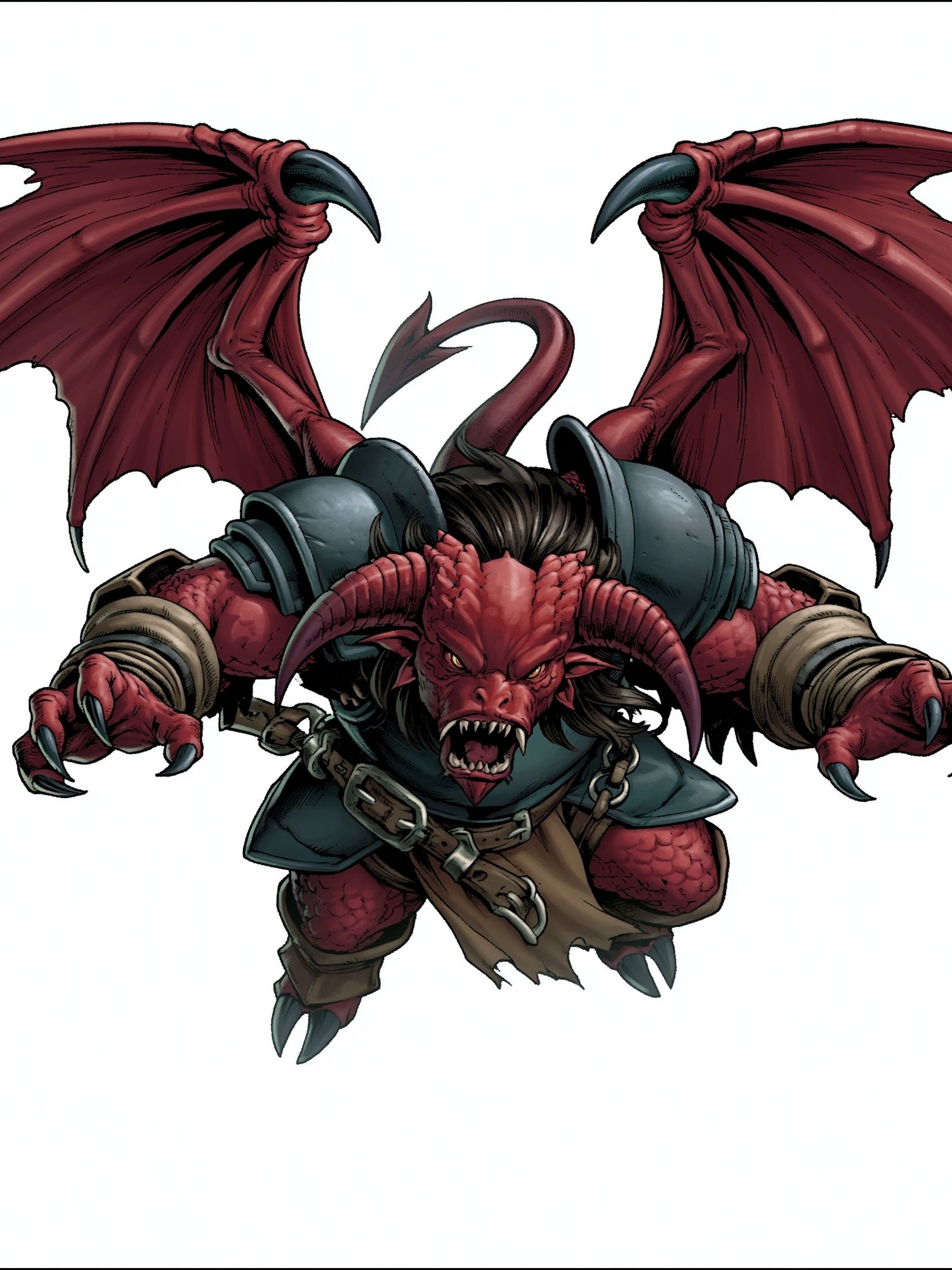 Winged Demon Fantasy Poster. poster — gaming art