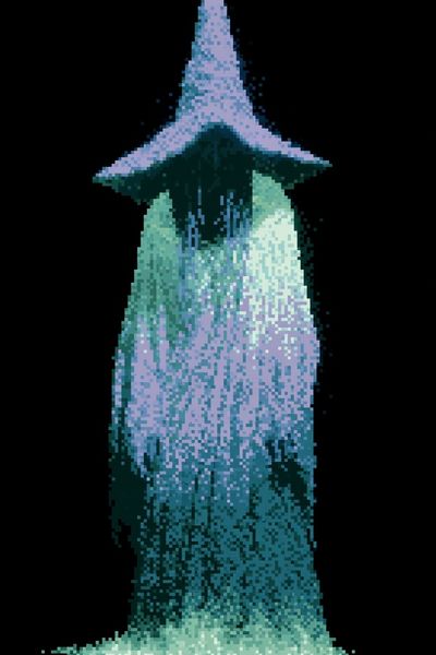 Pixel Wizard Abstract Poster. poster