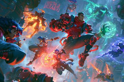 Arcane Champions Battle Illustration Poster. poster