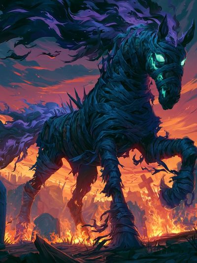 Cursed Horse Fantasy Print.