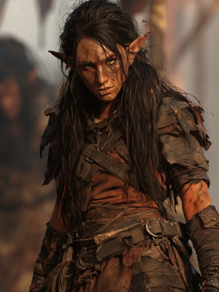 Fantasy Elf Warrior Poster. poster detail