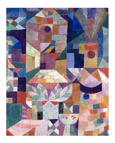 Geometric Abstract Art Poster. poster