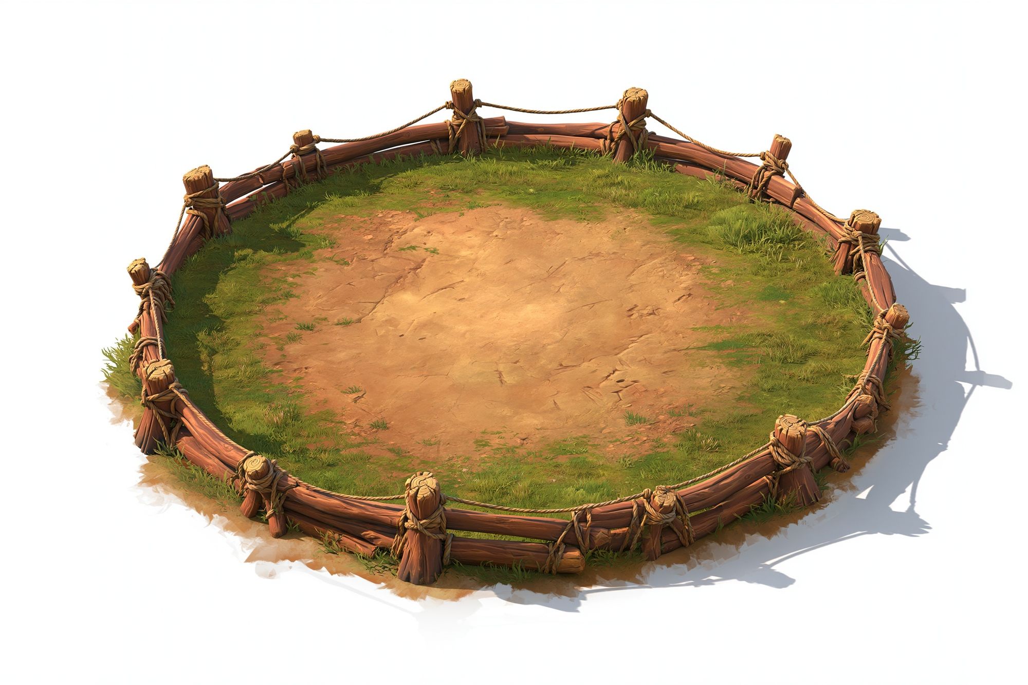 Rustic Arena Illustration Poster. poster — gaming art