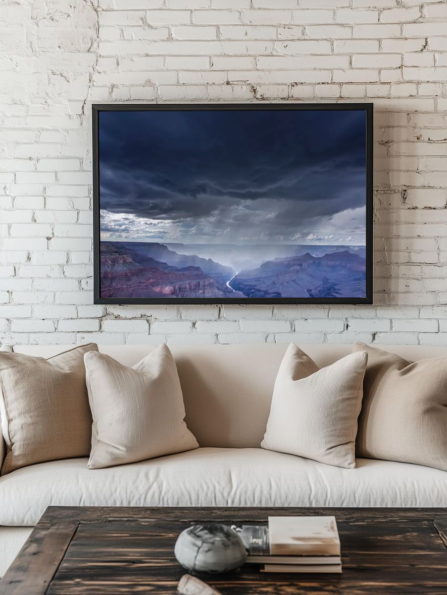 Grand Canyon Under Stormy Sky Poster room preview