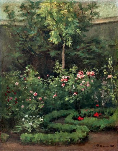Lush Garden Scene — Fine Art Print. poster print