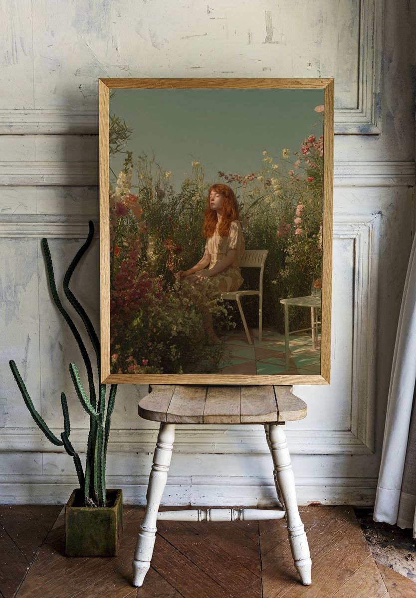 Dreamy Garden Portrait Print. — room view 1