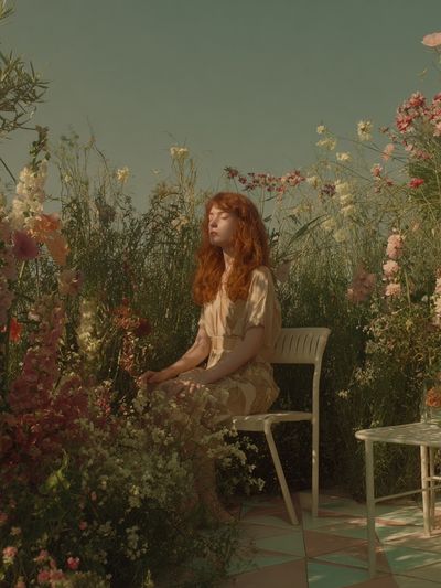 Dreamy Garden Portrait Print. poster print
