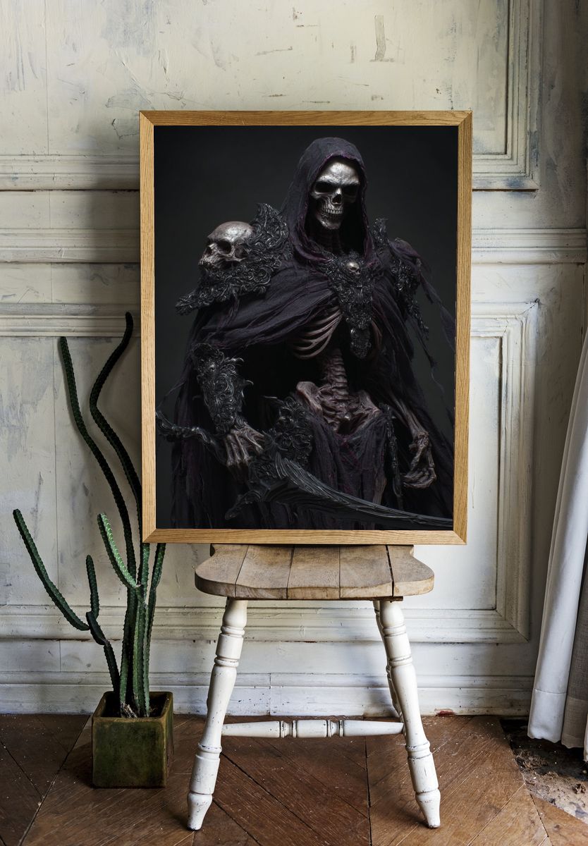 Grim Reaper — Dark Fantasy Print. — room view 1