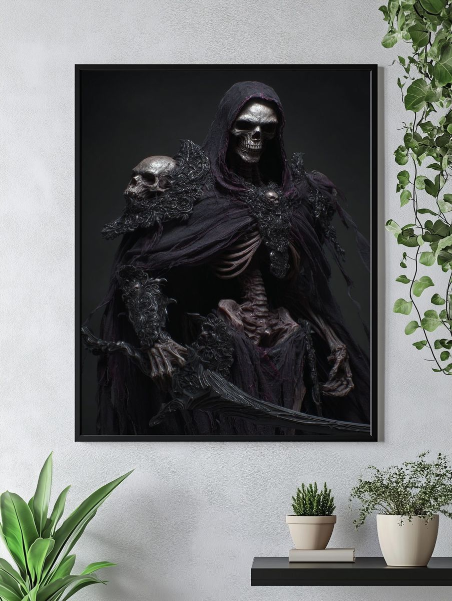 Grim Reaper — Dark Fantasy Print. — room view 4