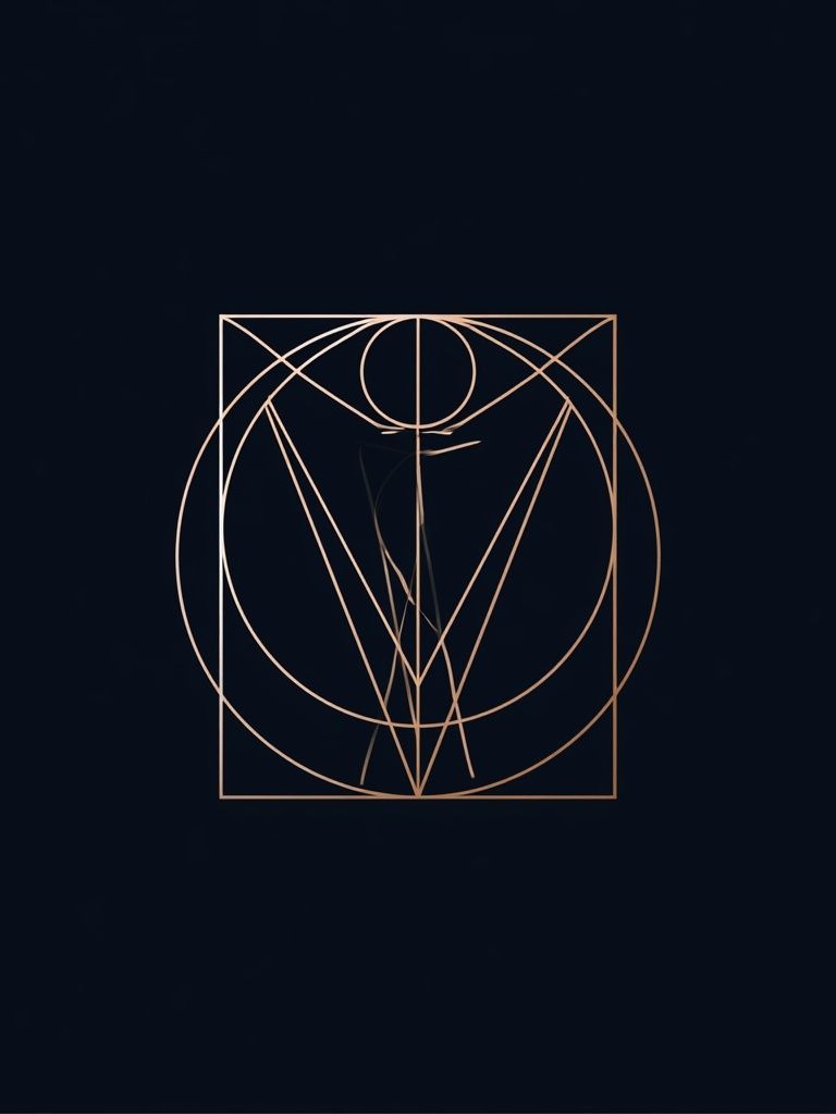 Geometric Line Art Abstract Poster. poster — abstract art