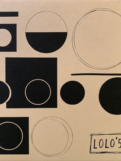 Geometric Circles Abstract Poster. poster