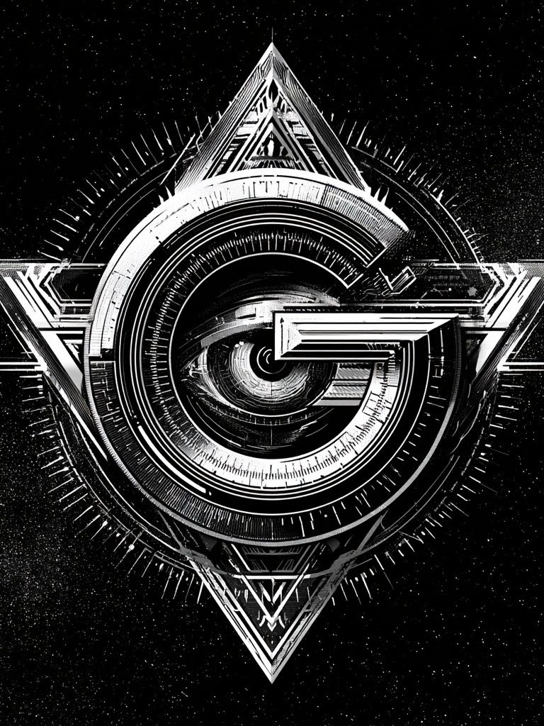 Geometric Cosmic G Poster. poster detail