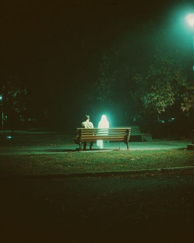 Ghostly Encounter — Photography Print. poster print