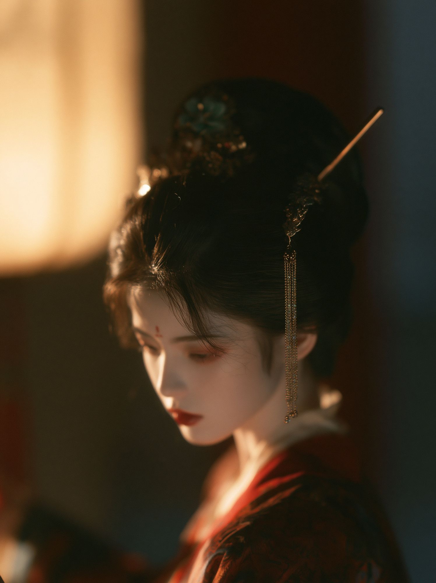 Geisha Portrait Photography Poster. poster detail