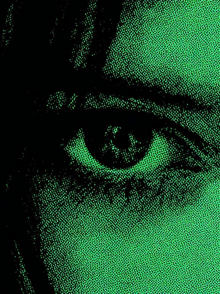 Green Eye — Pop Art Print. poster — fine-art art
