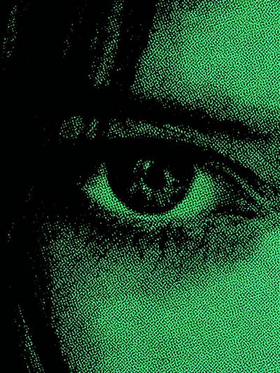 Green Eye — Pop Art Print. poster print
