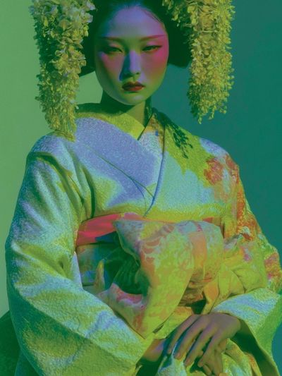 Geisha Portrait Photography Poster. poster