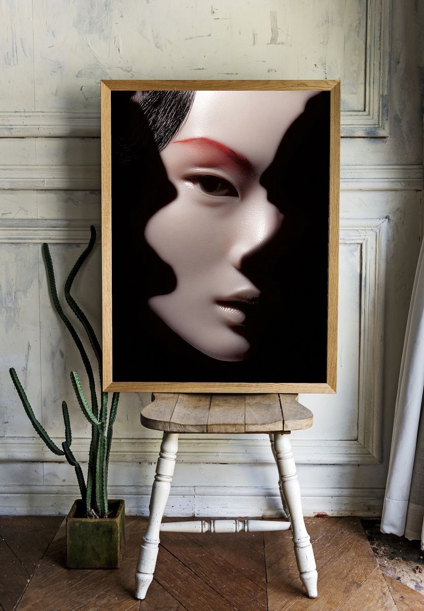 Geisha Face — Fine Art Print room preview