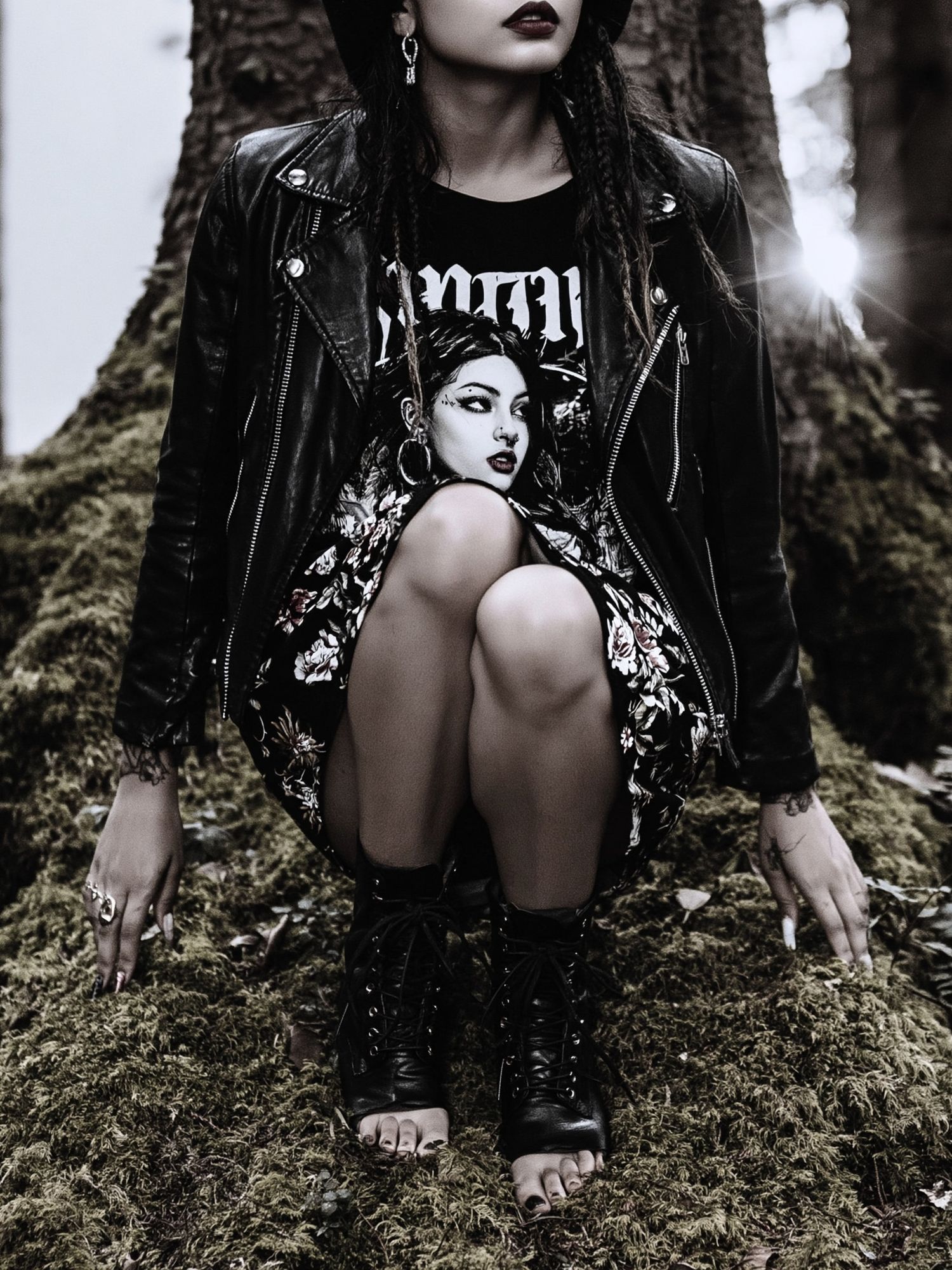 Gothic Forest Portrait Photography Poster. poster — photography art