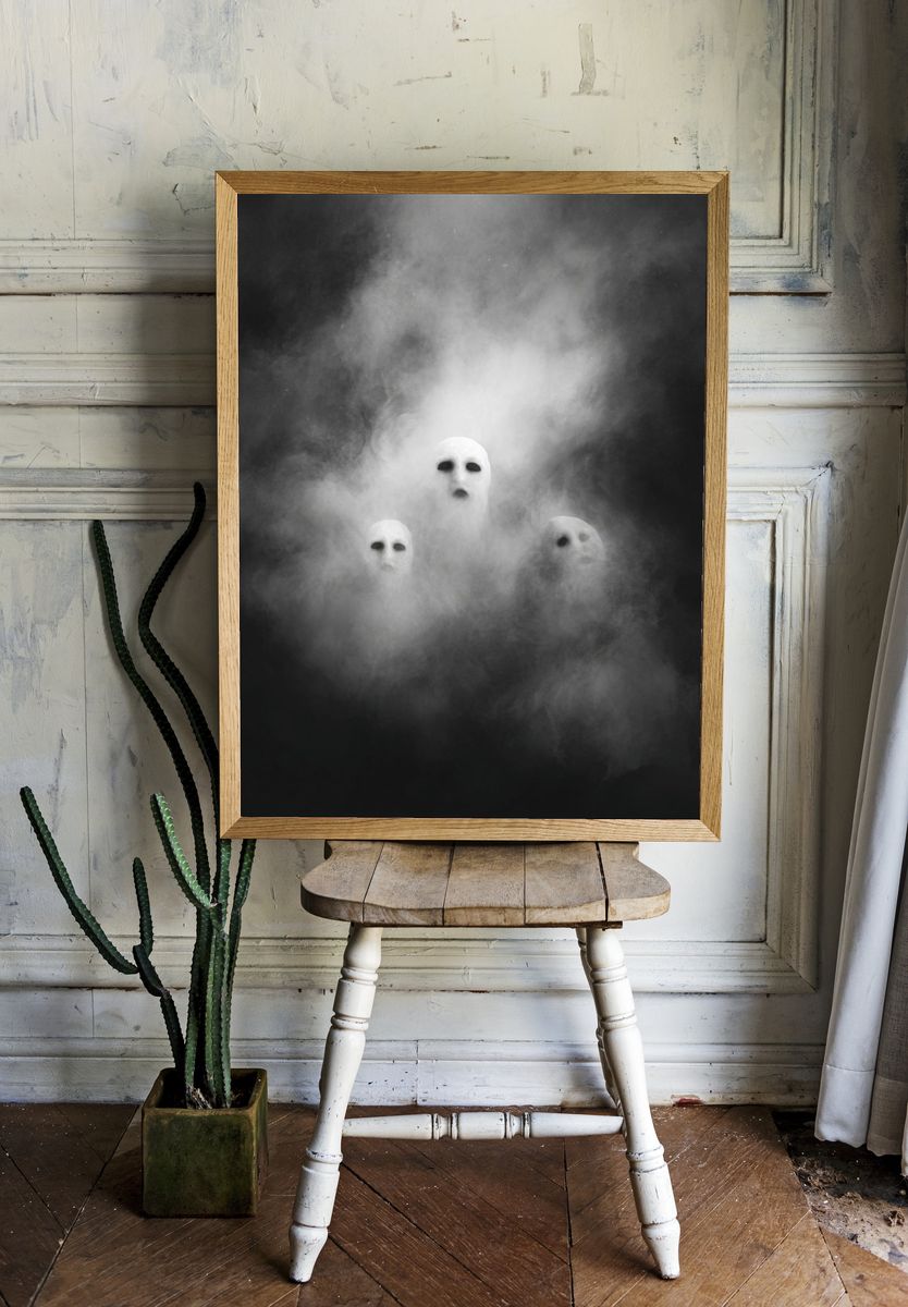 Ghostly Figures — Fine Art Print room preview