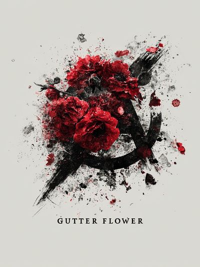Gutter Flower — Fine Art Print. poster