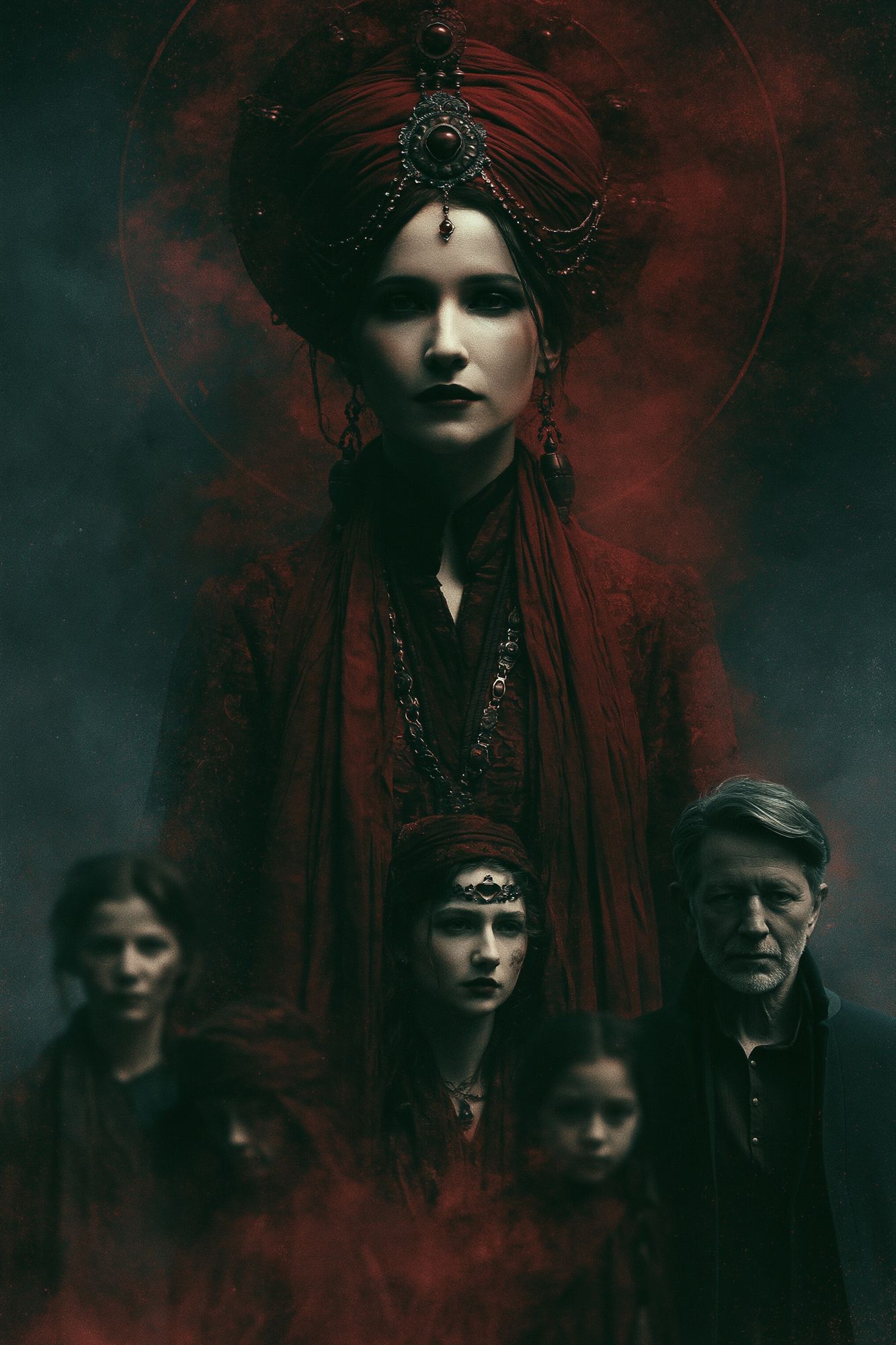 Gothic Matriarch Portrait Poster. poster detail