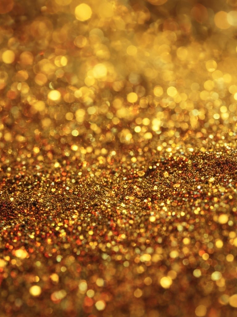 Golden Glitter Abstract Poster. poster — abstract art