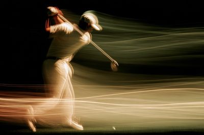 Golf Swing Motion Photography Poster. poster print