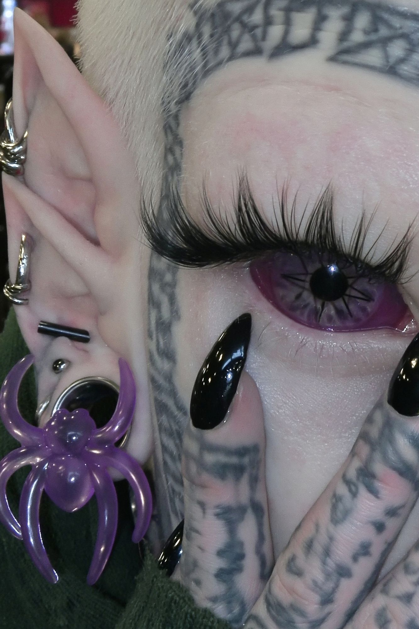 Gothic Eye Portrait Photography Poster. poster — photography art
