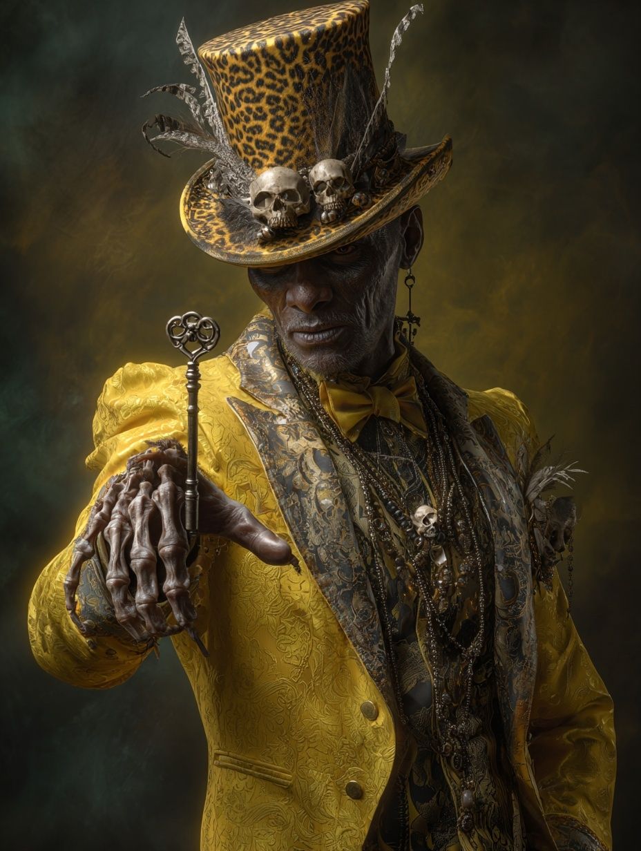 Gothic Gentleman Portrait Print. poster — fine-art art