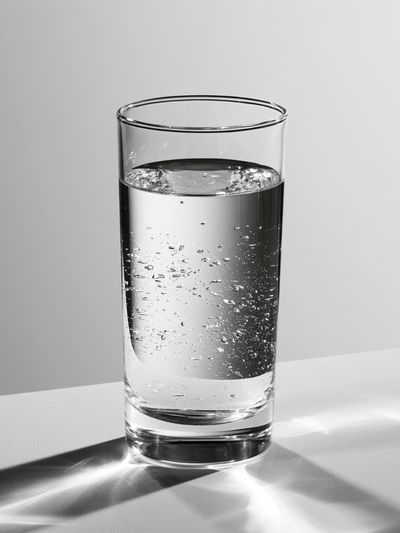 Glass of Water Photography Poster. poster