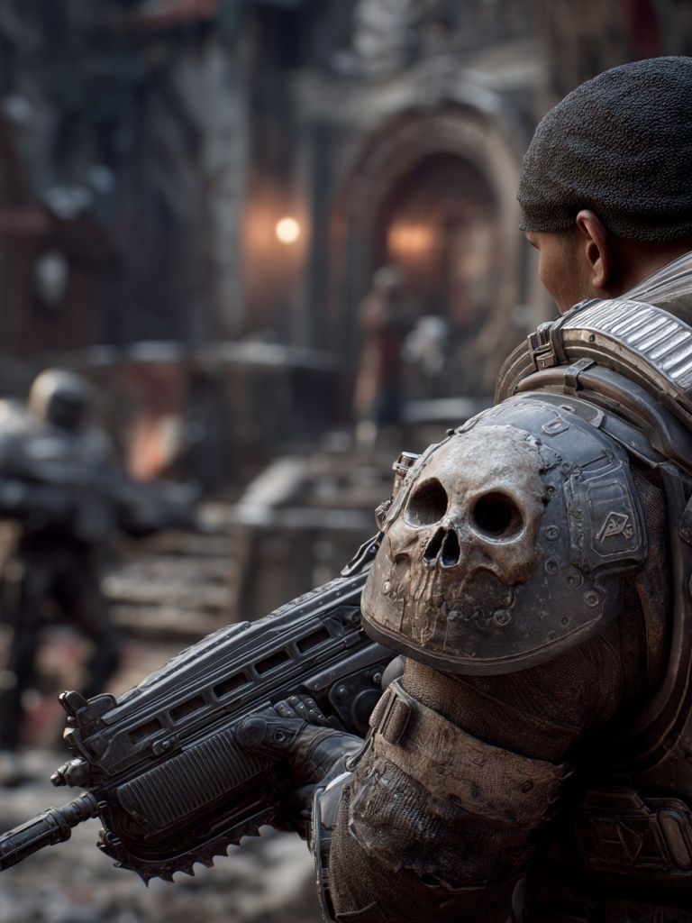 Gears of War — Gaming Art Print. poster detail