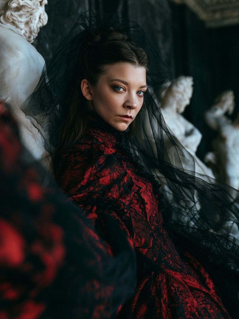 Gothic Portrait Photography Poster. poster detail