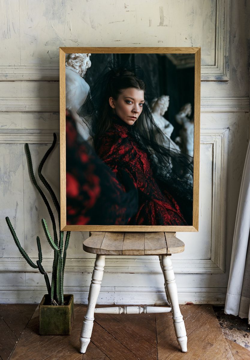 Gothic Portrait Photography Poster. — room view 1