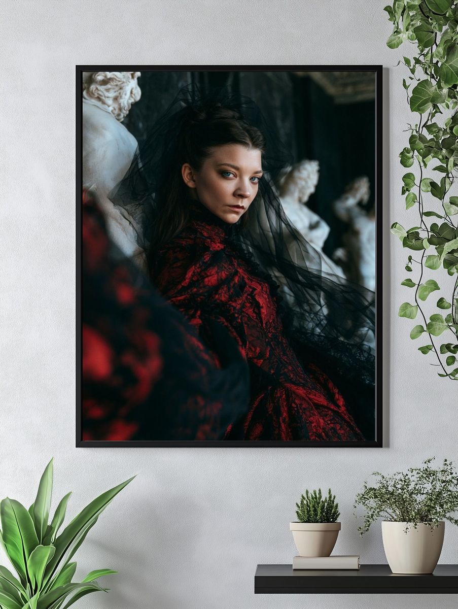 Gothic Portrait Photography Poster. — room view 4