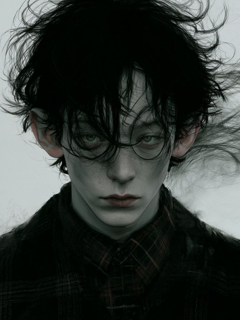 Gothic Portrait Photography Poster. poster detail