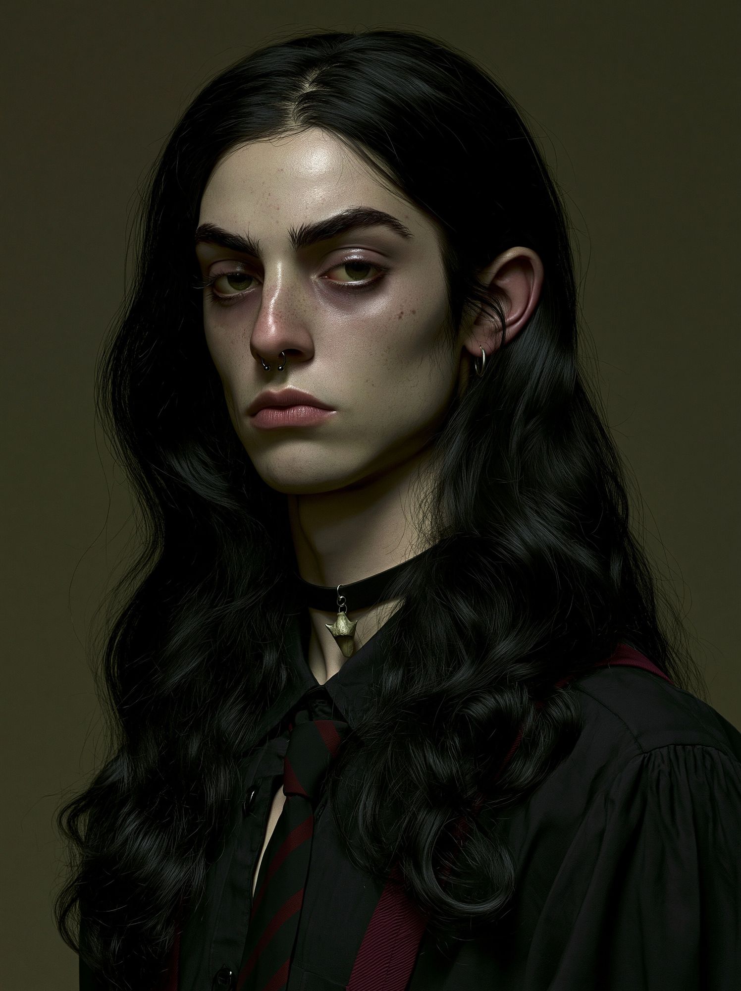 Gothic Portrait Photography Poster. poster detail