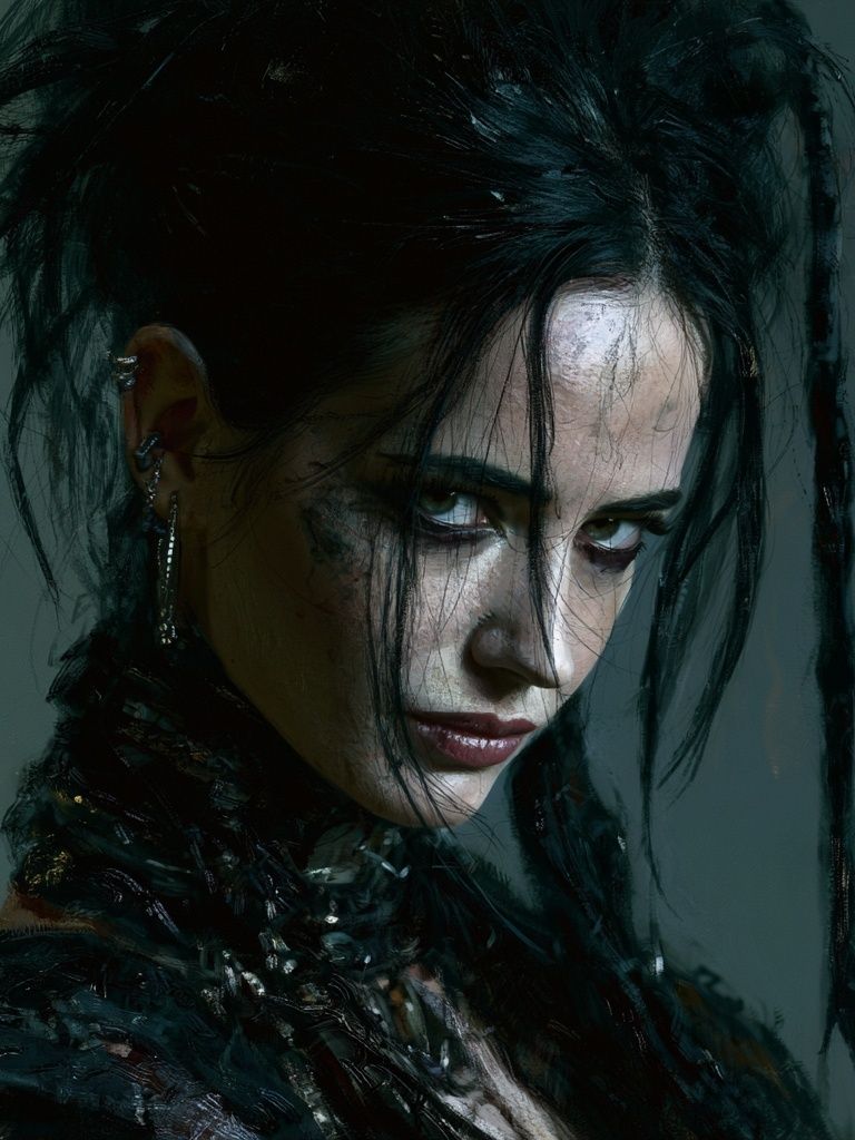 Gothic Portrait Photography Poster. poster — photography art