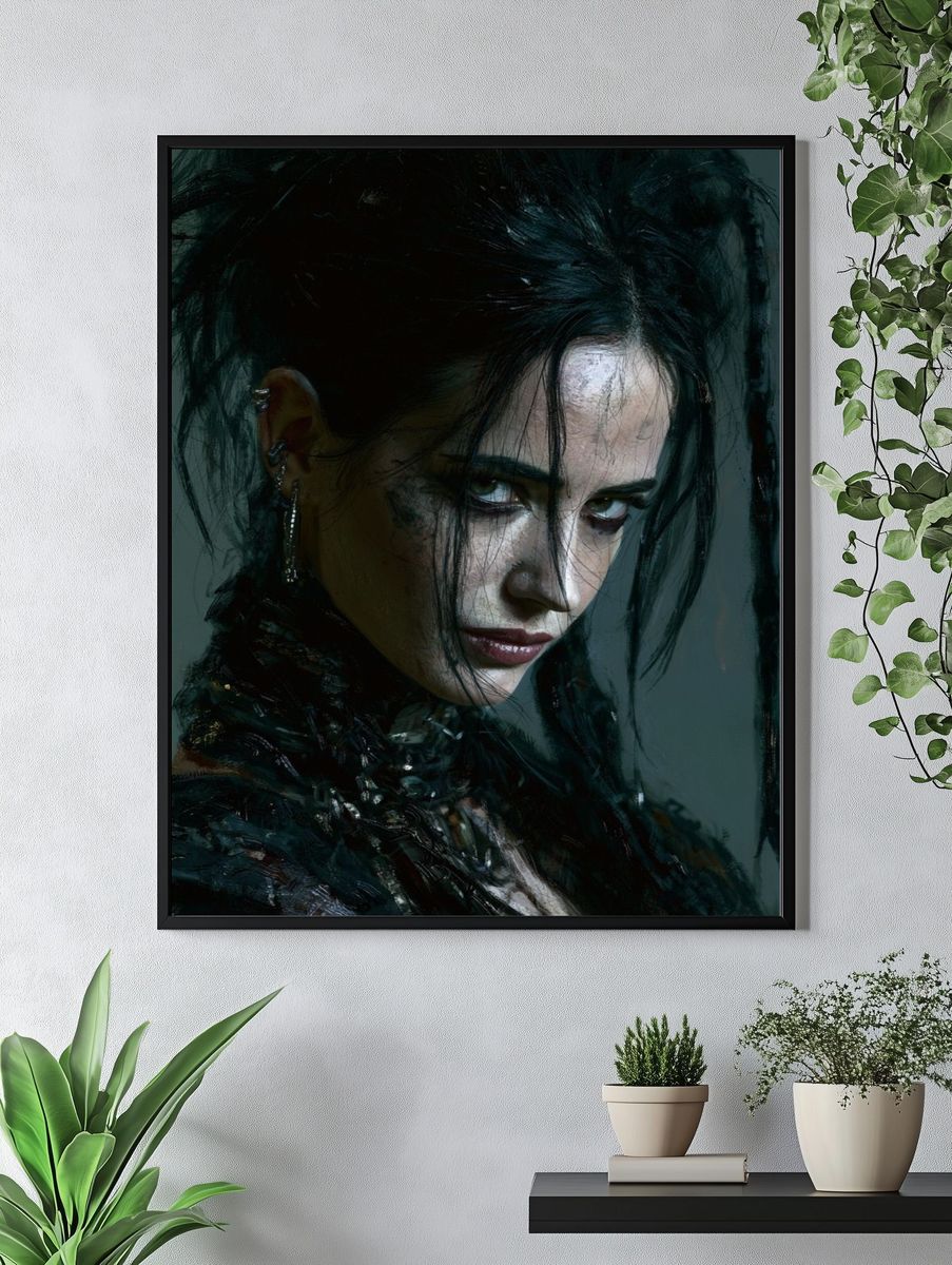Gothic Portrait Photography Poster. — room view 4